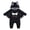 HY20139N-100, variant on Bat Cosplay Romper Cotton Hooded Outfit Bat Winged Hooded Romper Bat Hooded Playsuit for Halloween Fun