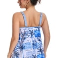 thumbnail image 2 of Tankini Swimsuits for Women, Two Piece Bathing Suits with Shorts, Modest Tank Top Swim Dress, 2 of 6