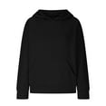 thumbnail image 4 of Kids Girls Hoodie Black Hoodies Casual Long Sleeve Sweatshirts Fall Clothes Kids Girls Clothes 6-7 Years, 4 of 4