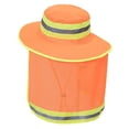 thumbnail image 5 of Purple Sombrero de cubo con solapa para el cuello Sombrero de guardabosques de alta visibilidad Sombrero de seguridad reflectante, 5 of 5