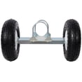 thumbnail image 3 of Dual Gate Wheel 10" Pneumatic Tires, Heavy Duty for Driveway Chain Link Fence, Gate Supporter Wheel Caster for Metal Tube Gates, Gate Helper Wheel for Swing Sliding Gate, 300lb, 3 of 12