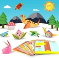 thumbnail image 2 of Educational DIY Colorful Origami Kit for Kids Ages 4-6 - 108 Sheets Creative Handcraft Set, Child-Safe Material, Enhances Cognitive Skills & Imagination, Perfect Kindergarten Art Craft Supplies, 2 of 5