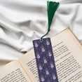 thumbnail image 6 of Kdxio Lavender Flowers Print Metal Tassel Bookmarks,Perfect Gift for Art Lovers and Bookworms Metal Bookmarks for Women, 6 of 8