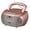 Metallic, variant on JENSEN Portable Bluetooth CD Music System with Built-in Speakers, Cassette Player/Recorder, AM/FM Radio, and Aux, CD-550ABT , Blue