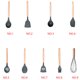 thumbnail image 4 of Toystoory 1 cuchara de silicona antiadherente para sopa, espátula, raspador, servidor de Pasta, utensilios de cocina resistentes al calor, juegos de Cocina y Comedor No.09 Toystoory HA0021-09B, 4 of 6