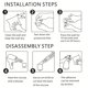 thumbnail image 4 of Whataatahia ilver-gancho autoadhesivo para pared de la ducha, gancho de acero inoxidable resistente al agua, gancho para cocina y baño, 4 of 5