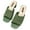 Green, variant on JeashCHAT Slip On Slide Sandals for Women Women's Flat Shoes Ladies Beach Sandals Summer Non-Slip Causal Slippers (Green)