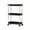 Black, variant on TNDBKQWR 3-Tiered Rolling Cart Storage Racks and Shelves, Bathroom Rolling Cart Carts with Wheels, Organizers for Bedroom Pantry Shelving
