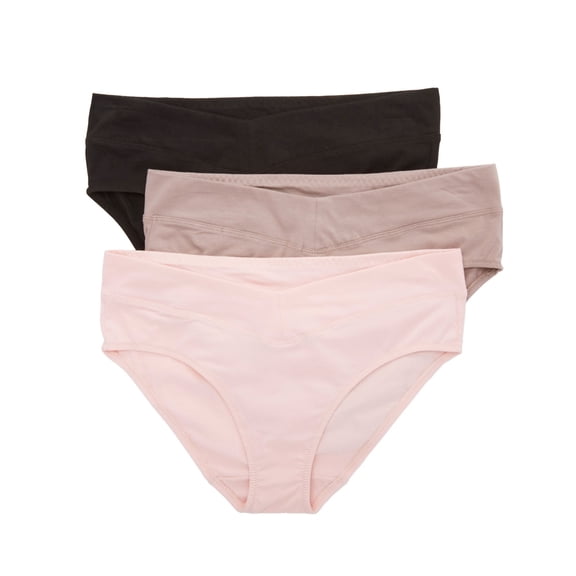 Women's Warner's RU4403P No Pinching No Problems Hipster Panty - 3 Pack (Blush/Mink/Black 2X)