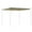 Tan, variant on Outsunny Replacement Pergola Canopy Cover for 9.8' x 9.8' Pergola, Tan
