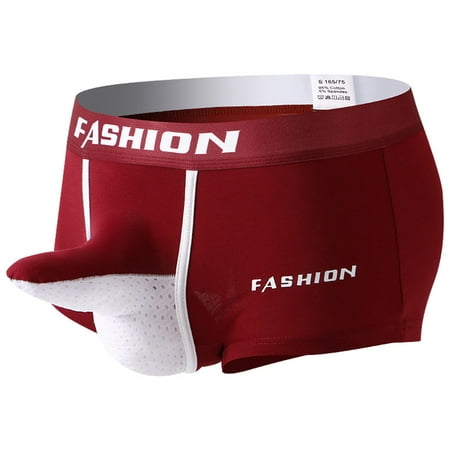 YDKZYMD Men'S Moisture-Wicking Boxer Briefs Stretch Cotton Classics Underwear Soft Available Performance Brief 1 Pack