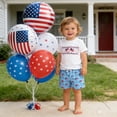 thumbnail image 6 of Jamsmile Toddler Boys Outfit Sets 2 Piece Short Sleeve Tshirts And Shorts Independence Day Kids Boys Casual PlayWear, 6 of 7