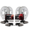 thumbnail image 1 of Power Stop K2744 Front and Rear Z23 Carbon Fiber Brake Pads with Drilled & Slotted Brake Rotors Kit, 1 of 4