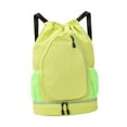 thumbnail image 4 of DYNWAVECA Badminton Racket Bag Decor Basketball Bag for Camping Gym Outdoor Activities Green, 4 of 10