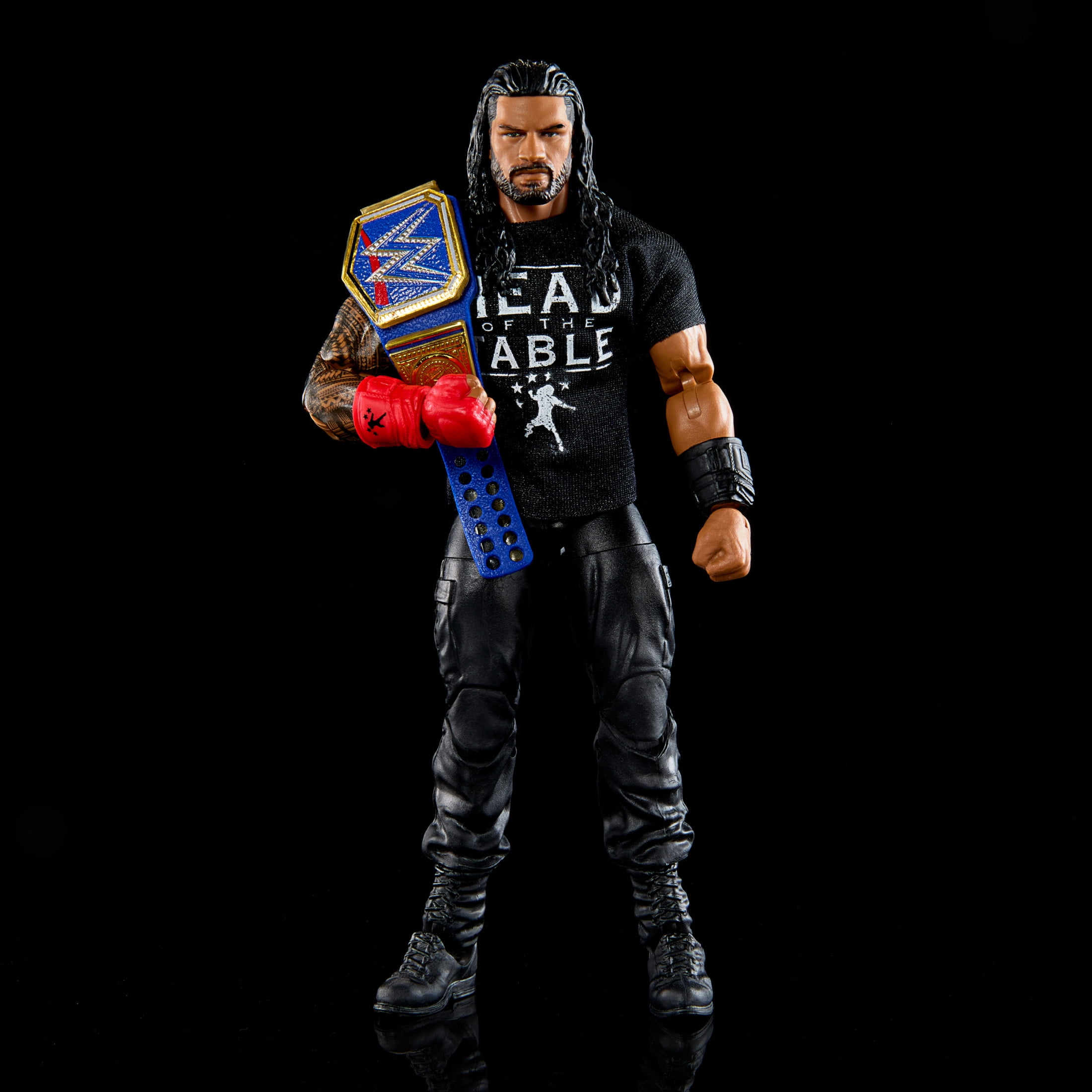 WWE Top Picks Elite Collection Roman Reigns Action Figure & Accessories, Posable Collectible (6-in)
