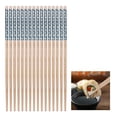 thumbnail image 4 of Bamboo Chopsticks, Reusable 8 Pairs Japanese Style Chopstick Wax Free  For Restaurant For Home, 4 of 8