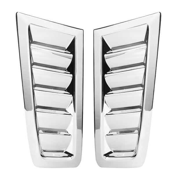 Accesorio modificado para ventilación de capó de coche, ABS, compatible con Ford Focus RS MK2, galvanoplastia.