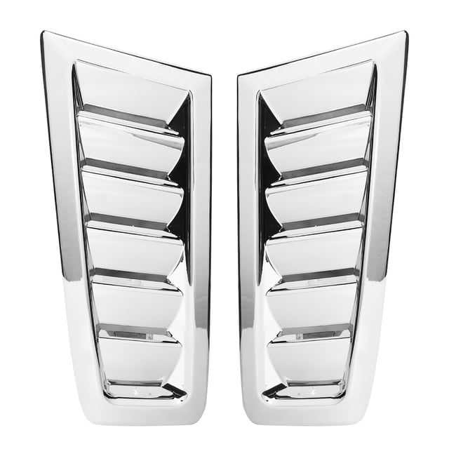 Accesorio modificado para ventilación de capó de coche, ABS, compatible con Ford Focus RS MK2, galvanoplastia.