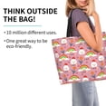 thumbnail image 2 of Disketp Cartoon Chicken Bolsa Tote Estampada para Mujer, Bolso de Hombro y de Mano para Compras y Viajes, 2 of 8