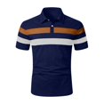 thumbnail image 4 of zfhfof Mens Polo Shirts Quarter Button Shirts Casual Classic Lightweight Short Sleeve Golf Collared Shirts Athletic Workout Tops, 4 of 7