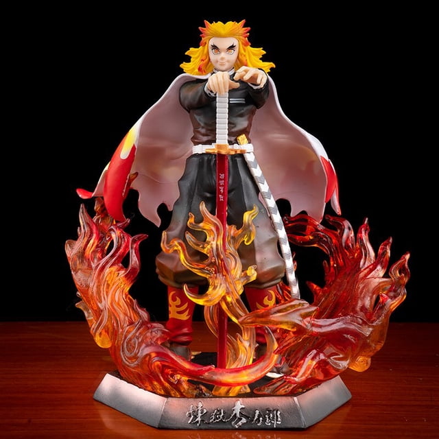 Figura coleccionable Demon Slayer, Rengoku Kyoujurou, Kimetsu No Yaiba, Figura anime, Mantequilla, Regalo de Navidad