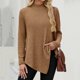 thumbnail image 5 of Top de encaje,Camiseta informal de manga larga con cuello redondo para mujer, blusa de poliéster, corte suave y cómodo, largo regular para uso diario, sopatenor, 5 of 8