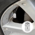 thumbnail image 1 of unbranded 4Ud Tapas De Válvula De Aluminio Plata Para Automóvil Fácil Instalación Y Estilizado, 1 of 8