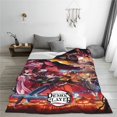 thumbnail image 4 of Demon Slayer Throw Blanket Soft Cozy Warm College Printing Oversized Lightweight Home Decoration All Seasons For Sofa Bed Couch Bedroom, 4 of 8