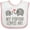 White and Pink, variant on Inktastic My Papaw Loves Me Grandchild Boys or Girls Baby Bib