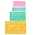 thumbnail image 2 of Westcott Letter Stenciling Guides, 4 Per Set, 3 Sets, 2 of 4