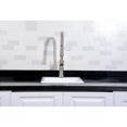 thumbnail image 3 of Gourmetier GCKTS15158 Towne 15" Cast Iron Self-Rimming Single Bowl Drop-In Kitchen Sink (1 Hole), White, 3 of 11