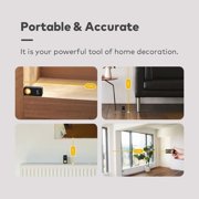 HOTO 98ft Laser Measuring Tool, Digital Laser Distance Tape Measure Tool, ±2mm Accuracy Black