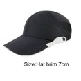 thumbnail image 1 of Tapa Anticolisión Gorra anticolisión Gorra de béisbol liviana Raya reflectante para trabajador (Negro) Ndcxsfigh Para Estrenar, 1 of 6