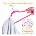 thumbnail image 3 of Ganchos De Terciopelo Antideslizantes 20 Pzas Rosado, 3 of 5