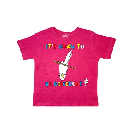

Inktastic Autism Awareness It s Okay to be Different! Silly Bird Gift Toddler Boy or Toddler Girl T-Shirt