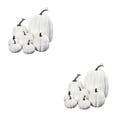 thumbnail image 1 of Yuarrent Vibrante juego de 7 calabazas artificiales para una impresionante decoración de bodas de otoño Blanco 2Conjunto, 1 of 6