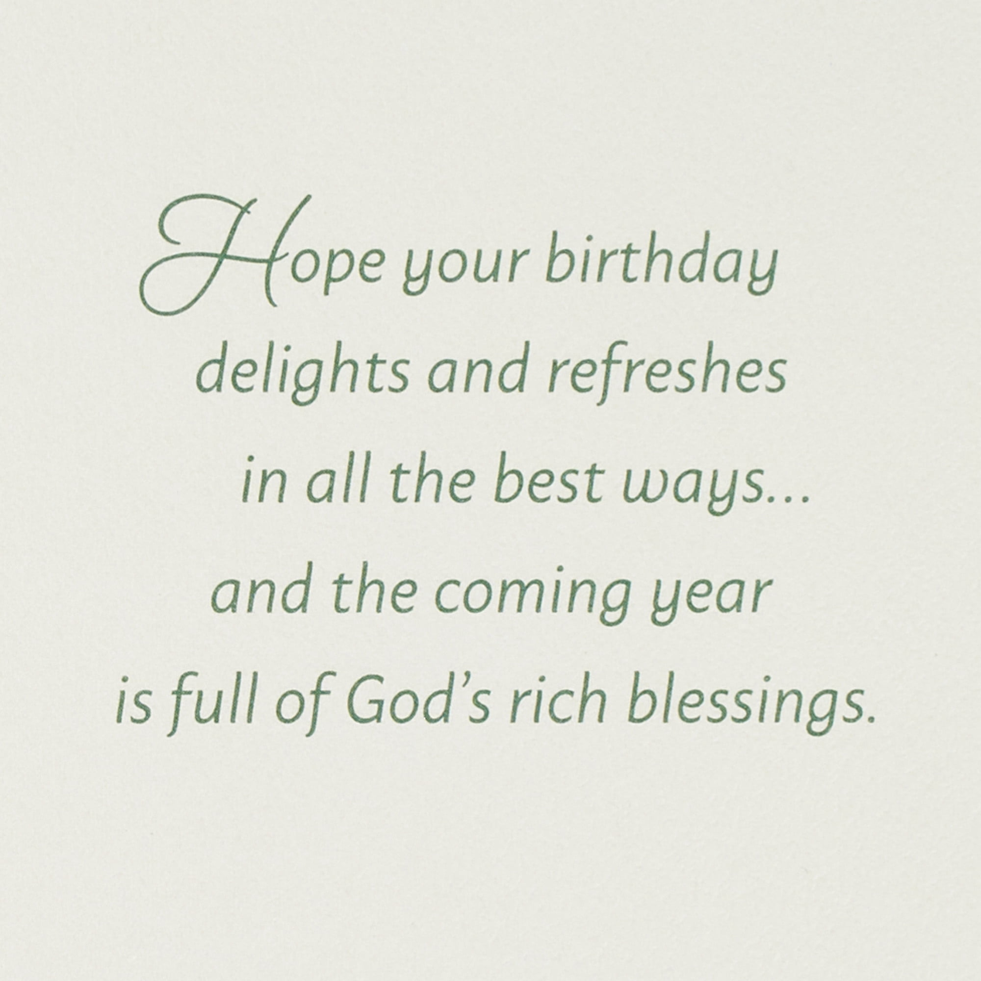 DaySpring Religious Birthday Card for Pastor (Birthday Blessings)