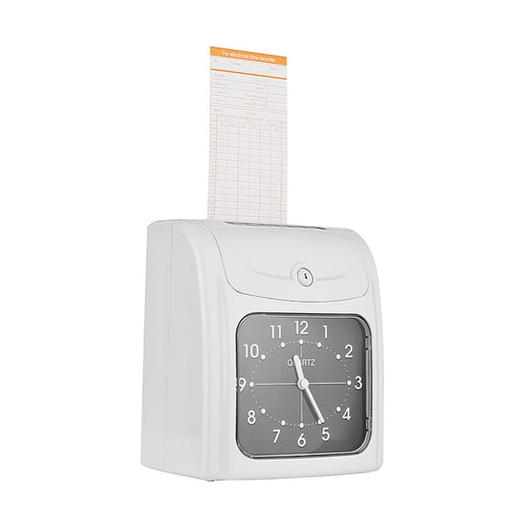 Yeacher Electronic Time Clock LED Display Dual Colors Printing with Built-in Storage Battery 50 Time