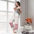 thumbnail image 4 of Uemuo Cute Bathtub Pattern Women's Wide Leg Palazzo Lounge Pants with Pockets Light Weight Loose Comfy Casual Pajama Pants-Medium, 4 of 9