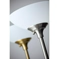 thumbnail image 2 of Adesso Glenn 300W Torchiere Antique Brass and Frosted Plastic, 2 of 5