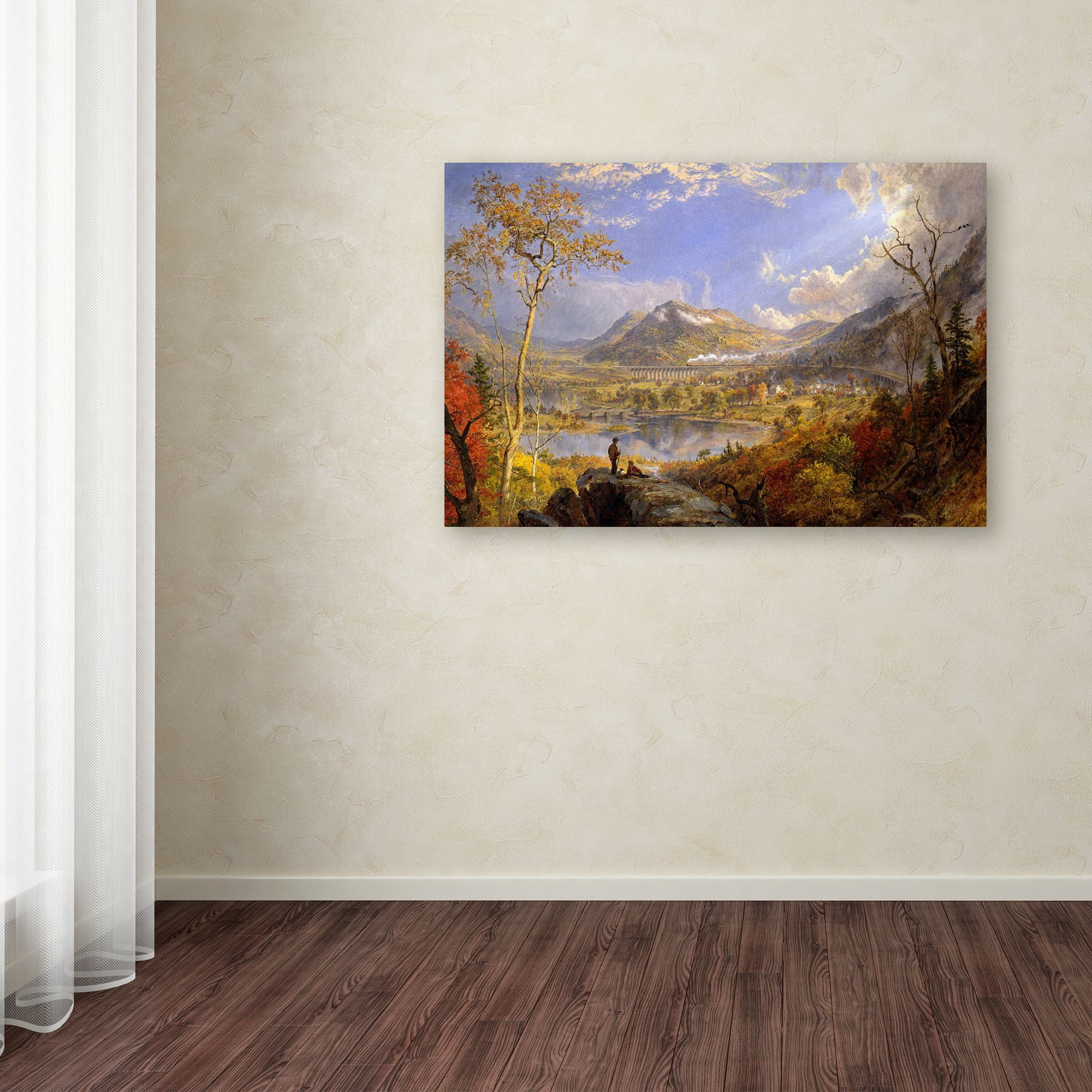 Trademark Fine Art 'Starrucca Viaduct Pennsylvania' Canvas Art by Cropsey