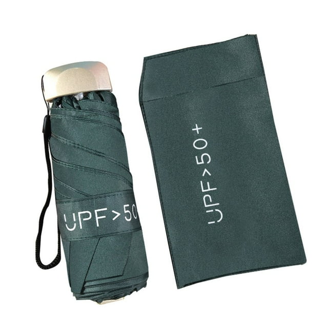 Lightweight Compact Travel Umbrella Easy To Carry For Travel Use Light Green