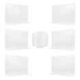 thumbnail image 1 of PTOOTP 1 Set of Shelf Dividers Transparent PVC Self-Adhesive Installation for Retail Businesses, 1 of 7