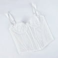 thumbnail image 5 of Busydd Corset Tops for Women Fashion Spaghetti Straps Lace Camisole Tops for Women Solid Color Sleeveless Women's Tops L, 5 of 5