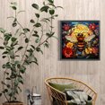 thumbnail image 4 of 5D DIY taladro redondo completo pintura de diamante flor abeja decoración de vidrieras 40x40cm JShteea El nuevo, 4 of 9