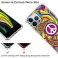 thumbnail image 5 of Peace Love Case Compatible with iPhone 13 Pro Max,Unique Art Design TPU Bumper Cover Case, 5 of 5