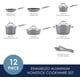 thumbnail image 2 of Juego de utensilios de cocina Rachael Ray Cucina de 12 piezas Gris Sal Marina, 2 of 5