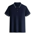thumbnail image 2 of Dovford Men's Polo Shirt Short Sleeve Quick Dry Athletic Performance Shirts Pique Golf Shirt, 2 of 4