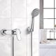 thumbnail image 3 of Single Lever Shower Faucet - Wall Mounted Chrome Shower Mixer Tap with Anti-Scale Design, 3 of 5