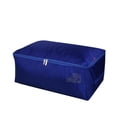 thumbnail image 3 of Bolsa de almacenamiento Organizador de edredones Bolsa con cremallera Almohada Ropa Bolsa impermeable de tela Oxford, Azul, Extra grande Yuarrent HA004634-06, 3 of 6